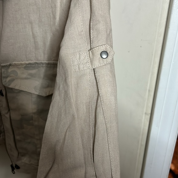 Anthropologie Hei Hei Linen Crop Jacket NWT - Picture 8 of 10